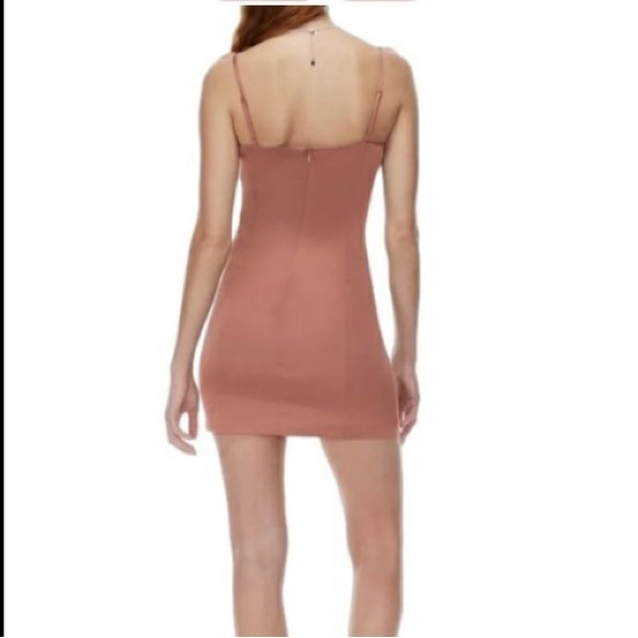 NWT Sunday Best Shimmer Mini Dress in chocolate sorbet - Picture 6 of 6